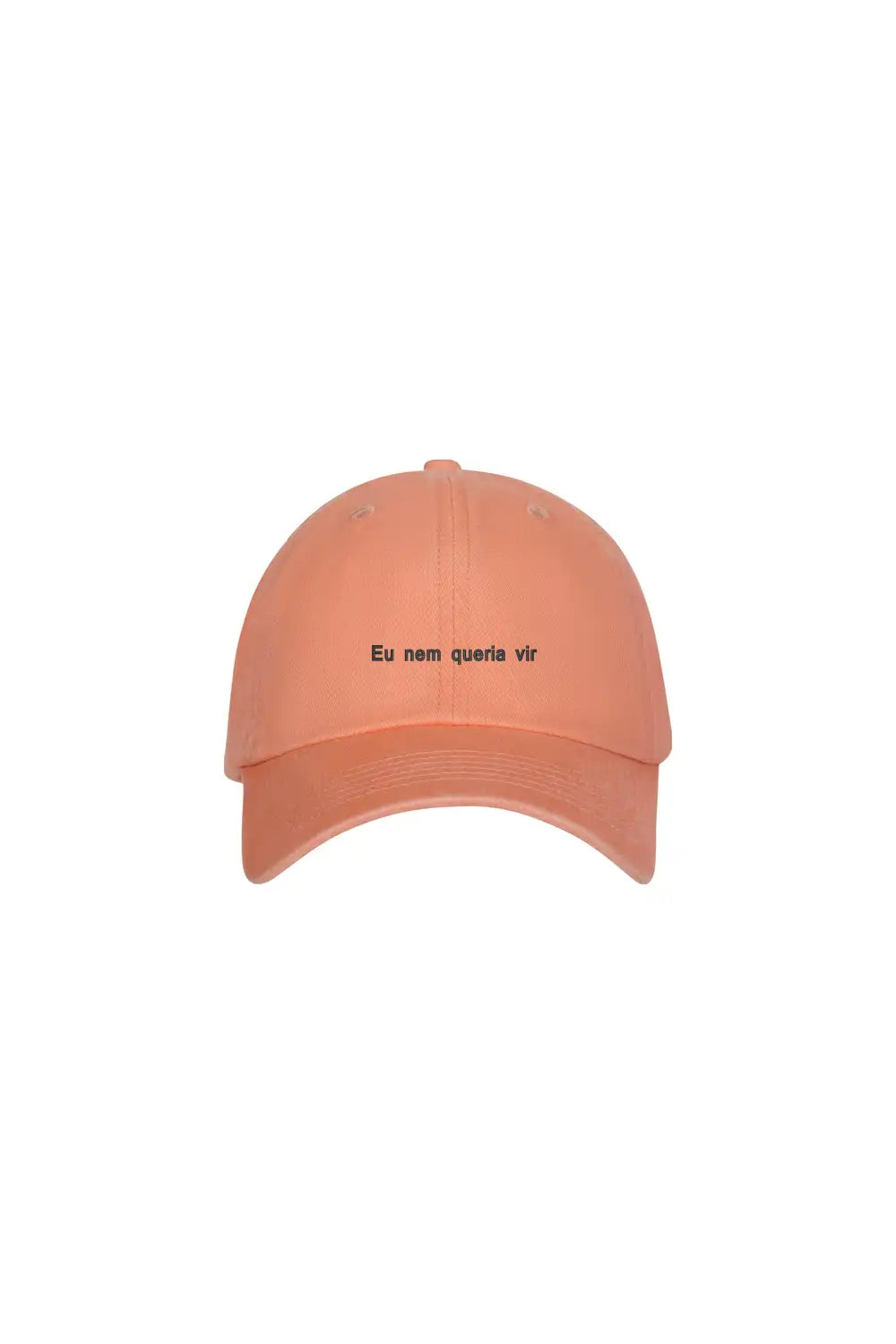 Boné Personalizado com Frase "Eu nem queria vir"