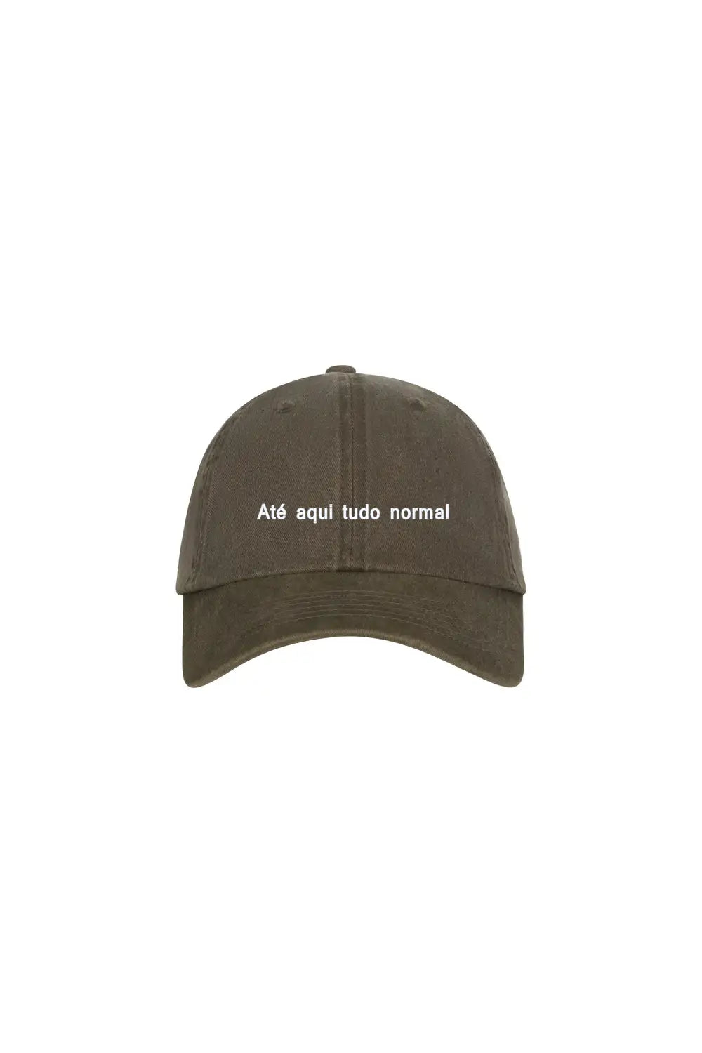 Boné Personalizado com Frase "Até aqui tudo normal"