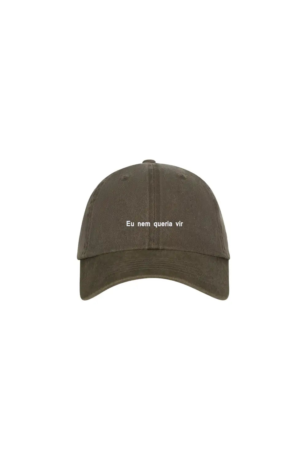 Boné Personalizado com Frase "Eu nem queria vir"