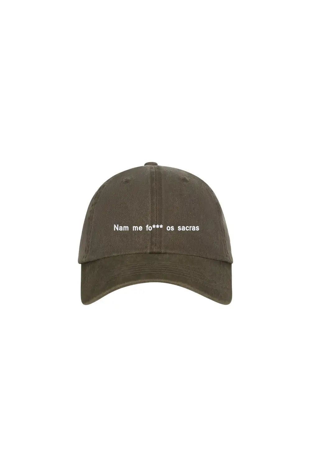 Boné Personalizado com Frase "Nam me fo*** os sacras"