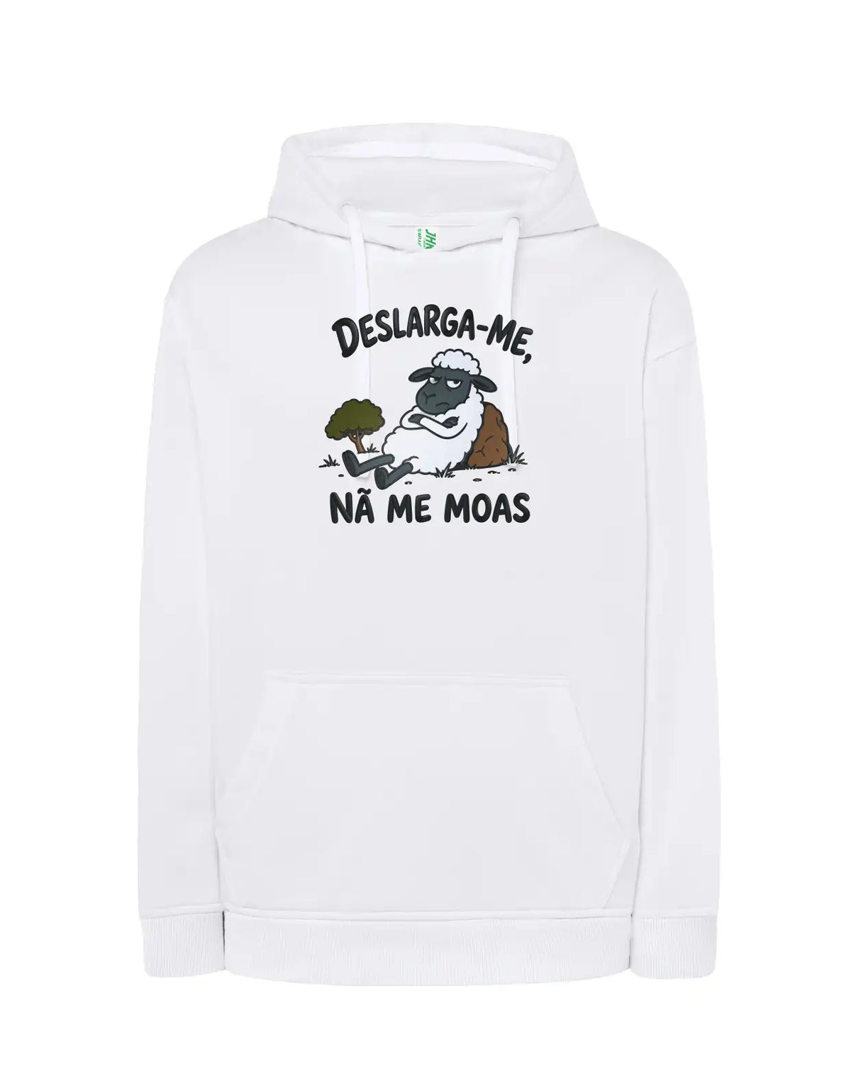 Sweat Personalizada com Frase Ilustrada "Deslarga-me nã me moas"