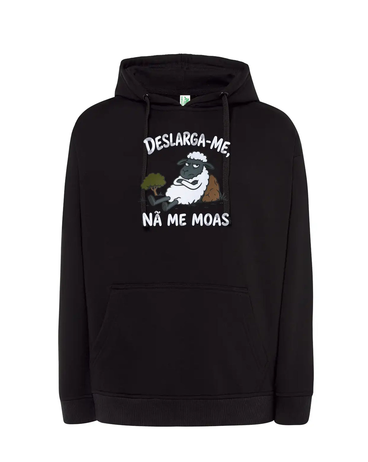 Sweat Personalizada com Frase Ilustrada "Deslarga-me nã me moas"