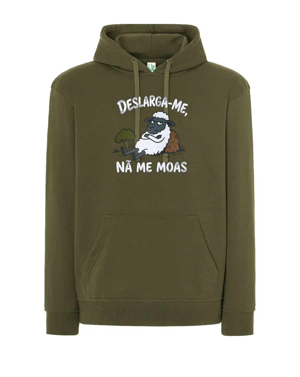 Sweat Personalizada com Frase Ilustrada "Deslarga-me nã me moas"