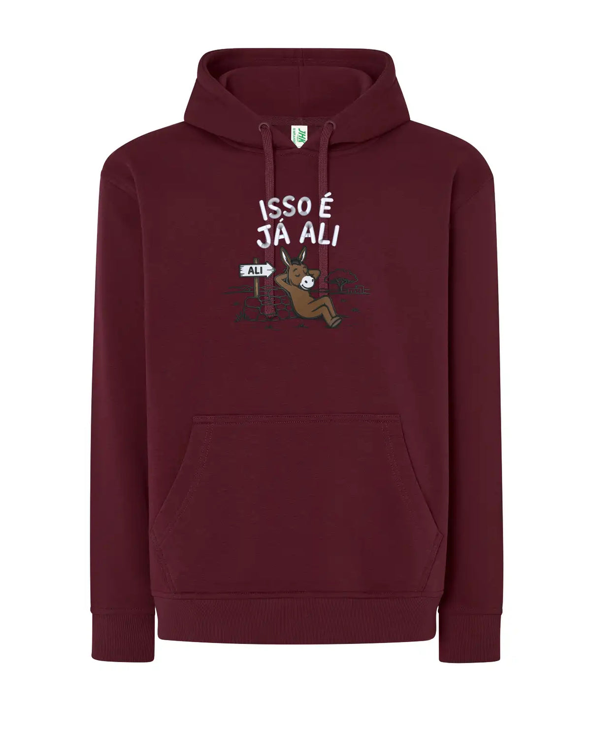Sweat Personalizada com Frase Ilustrada "Isto é já ali"