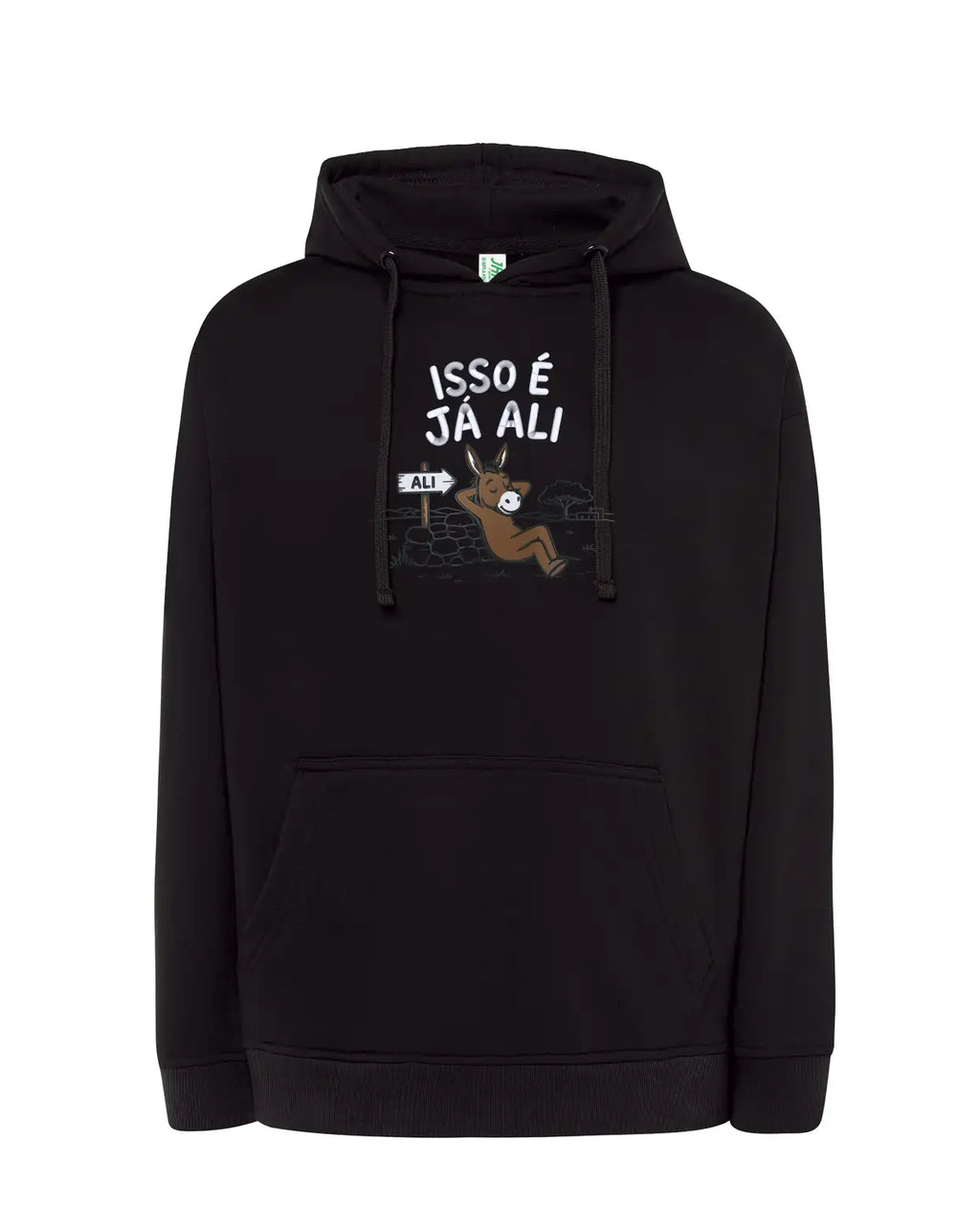 Sweat Personalizada com Frase Ilustrada "Isto é já ali"
