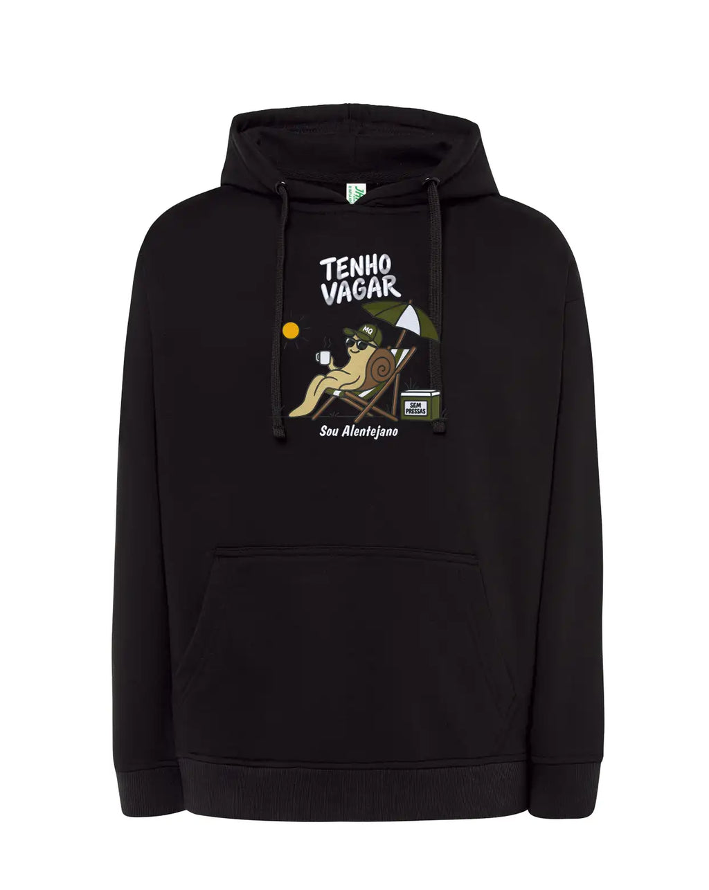 Sweat Personalizada com Frase Ilustrada "Tenho vagar, sou Alentejano"