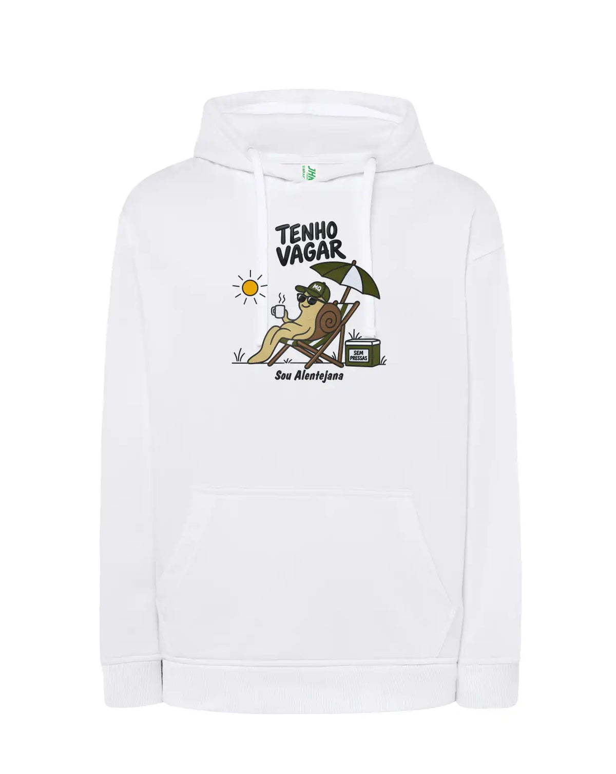 Sweat Personalizada com Frase Ilustrada "Tenho vagar, sou Alentejana"