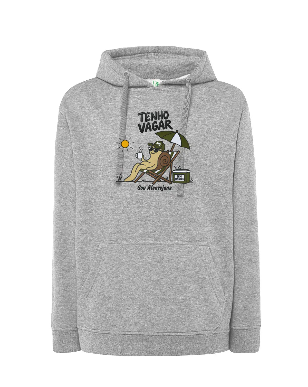 Sweat Personalizada com Frase Ilustrada "Tenho vagar, sou Alentejana"