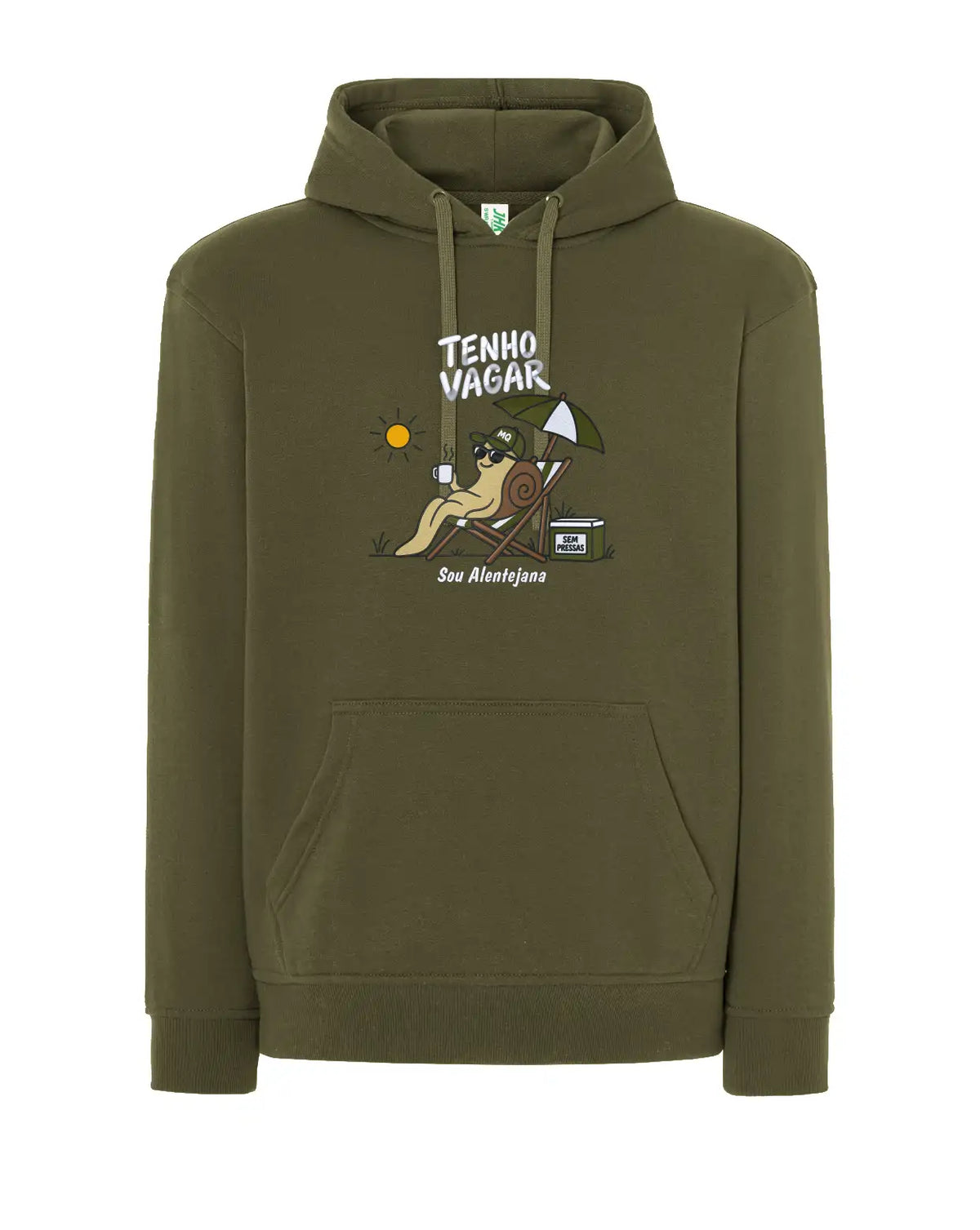 Sweat Personalizada com Frase Ilustrada "Tenho vagar, sou Alentejana"